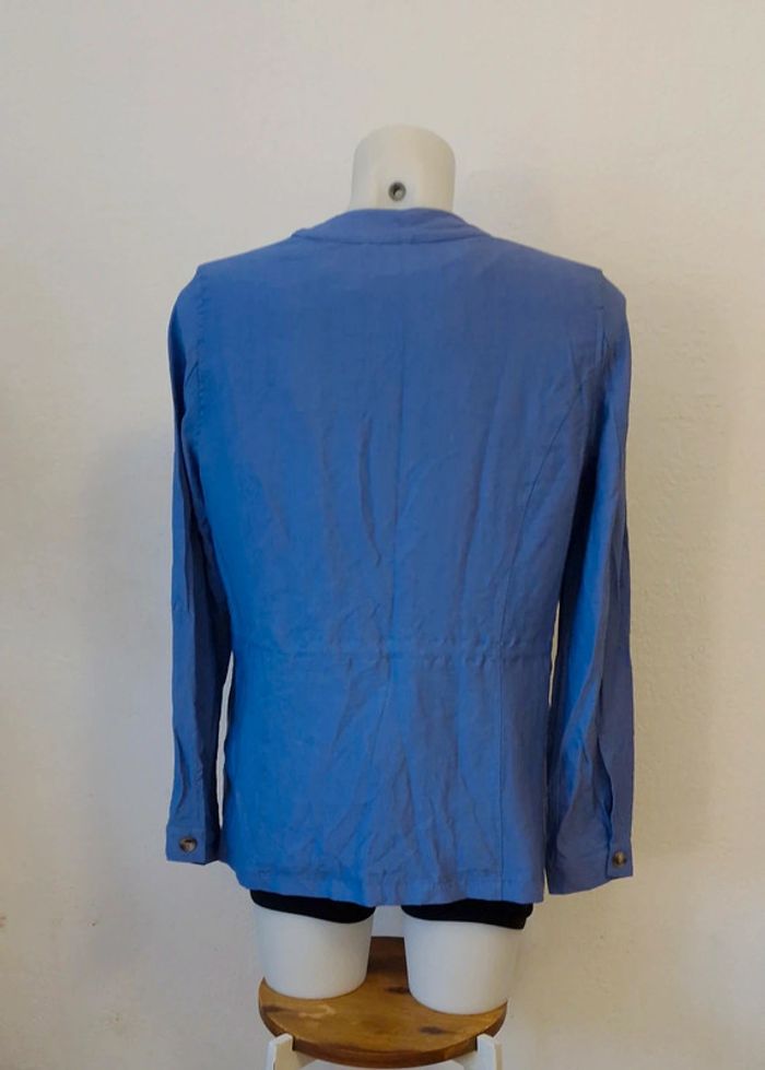 🤎 Veste bleu pour femme taille 42/44 - photo numéro 4