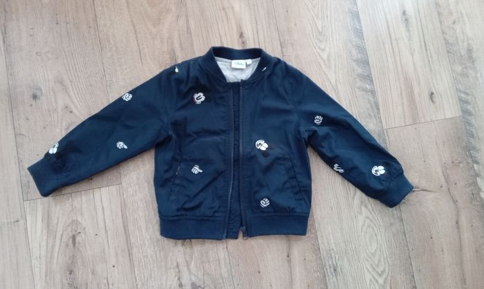 Veste blouson garçon 3 ans bleu marine kiabi Disney Mickey