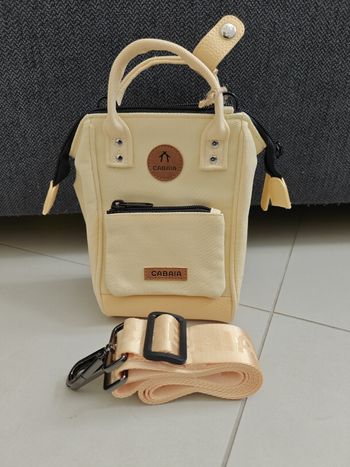 Nano bag Cabaïa crème jaine