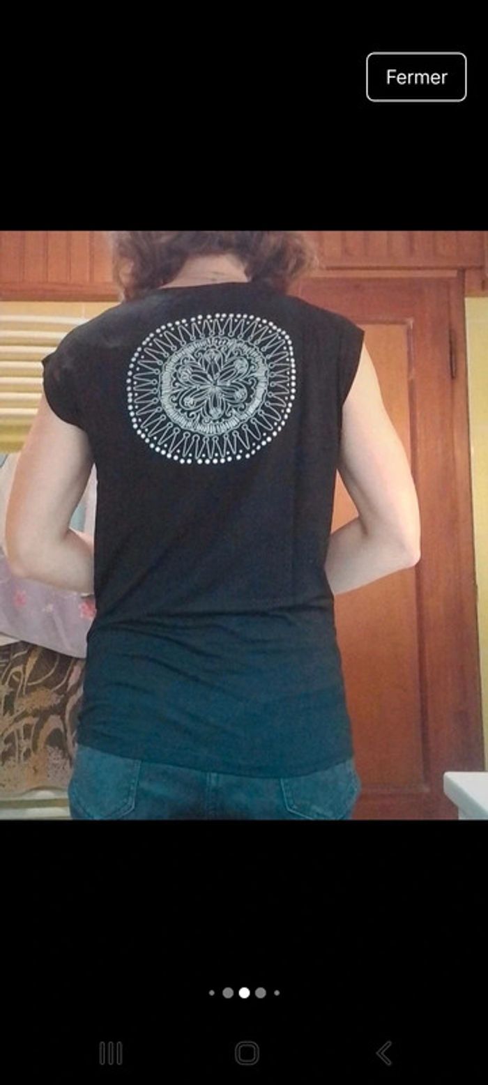 T-shirt femme noir Desigual - photo numéro 8