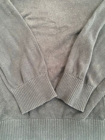 Pull Tommy Hilfiger col V noir – Taille M