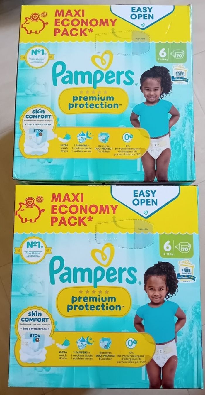 T6 Pampers Premium Protection Maxi Economy Pack - photo numéro 2