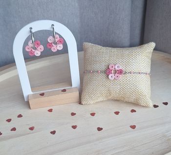 Parure bijoux en quilling 🌸 Rosybus 🌸