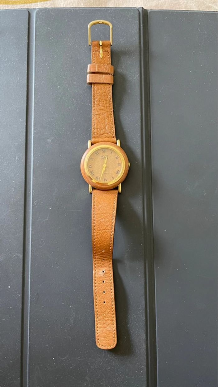 Montre Wood Watch 3,5cm diamètre - photo numéro 6