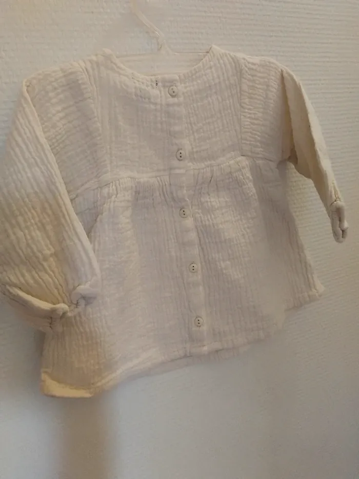 Chemise fille 6mois neuf - photo numéro 7