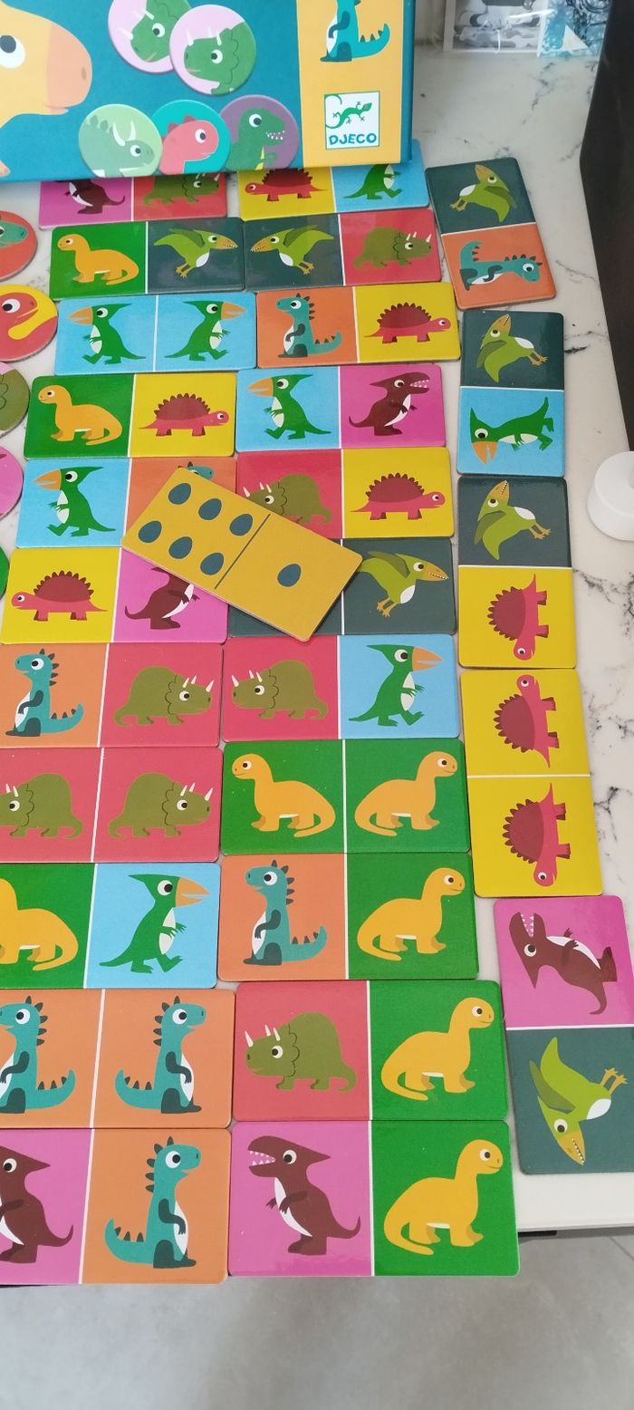 Bingo / domino / mémo dinosaure Djeco - photo numéro 2