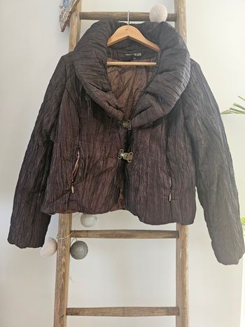 Veste Vintage bronze cuivrée taille 44 XXL