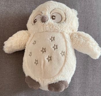 Peluche veilleuse musicale chouette 