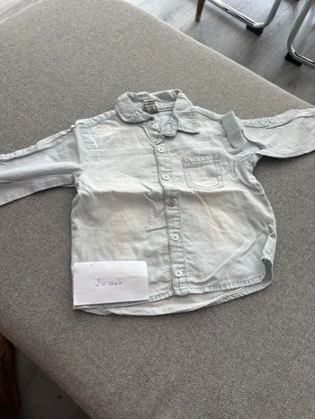 Chemise bleu 24 mois