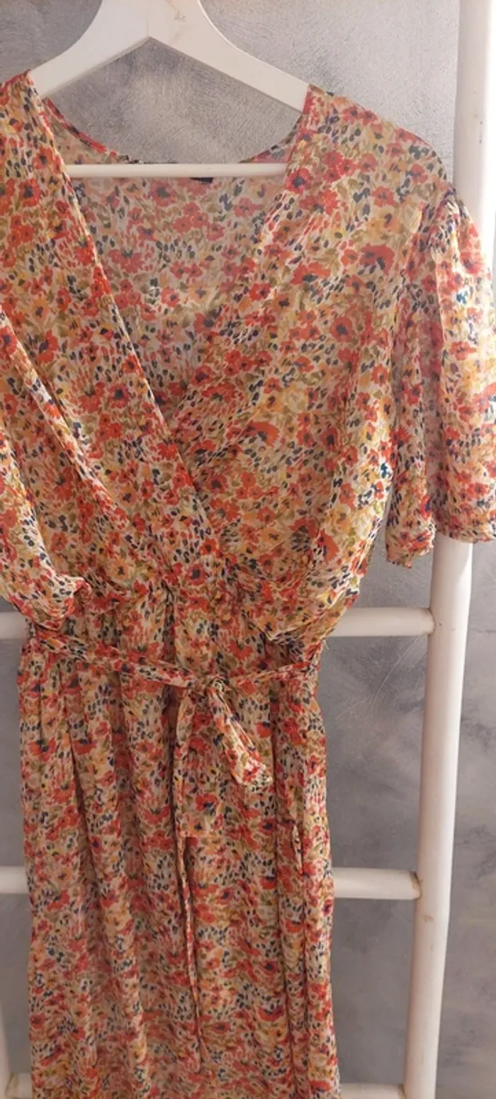 Robe longue fleurie Amazonie - photo numéro 4