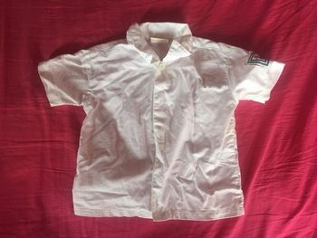 chemisette garçon blanc 1 an