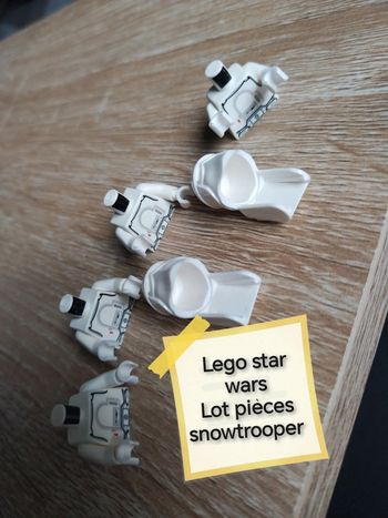 Lego star wars lot pièces snowtrooper divers