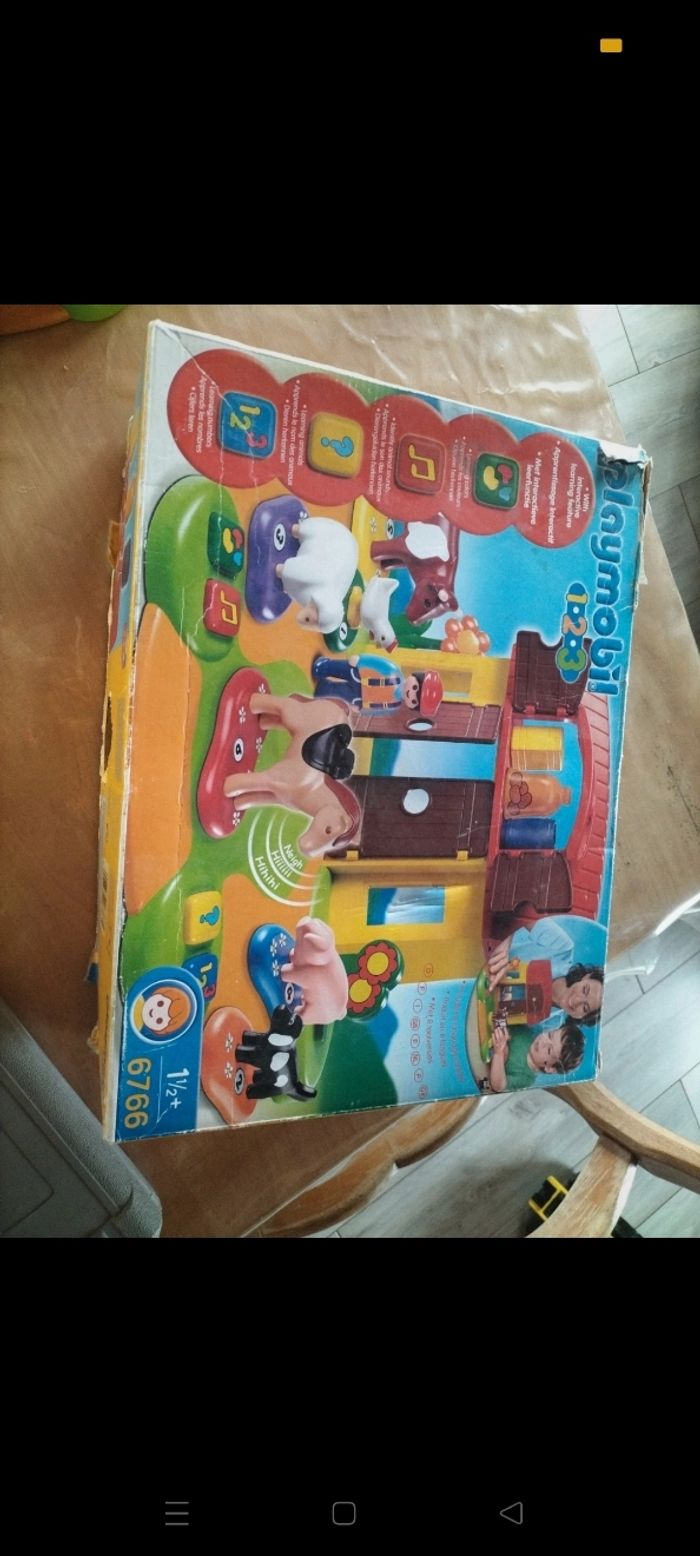 Playmobil 1 2 3 ferme sonores - photo numéro 3