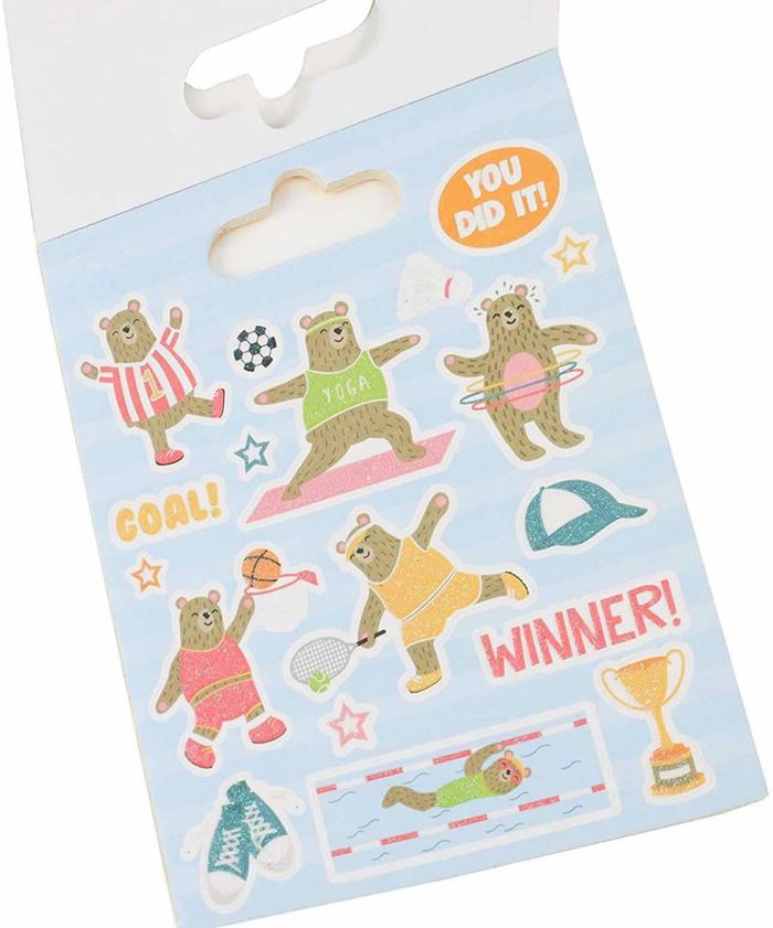 Livret 132 Stickers Autocollant Thème Sport Ourson Dovecraft - photo numéro 3