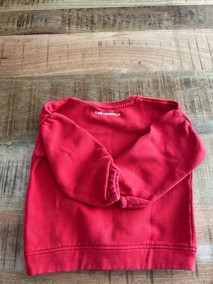 Sweat Karl Lagerfeld 2 ans/86cm - photo numéro 4