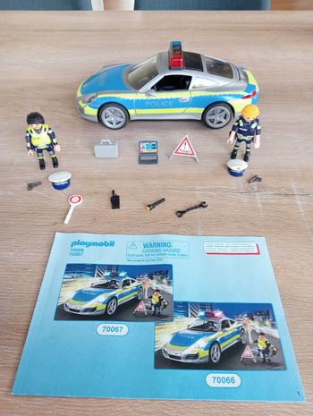 Playmobil 70066 Voiture de police Porsche Carrera 911