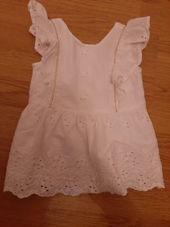 Robe blanche 6 mois
