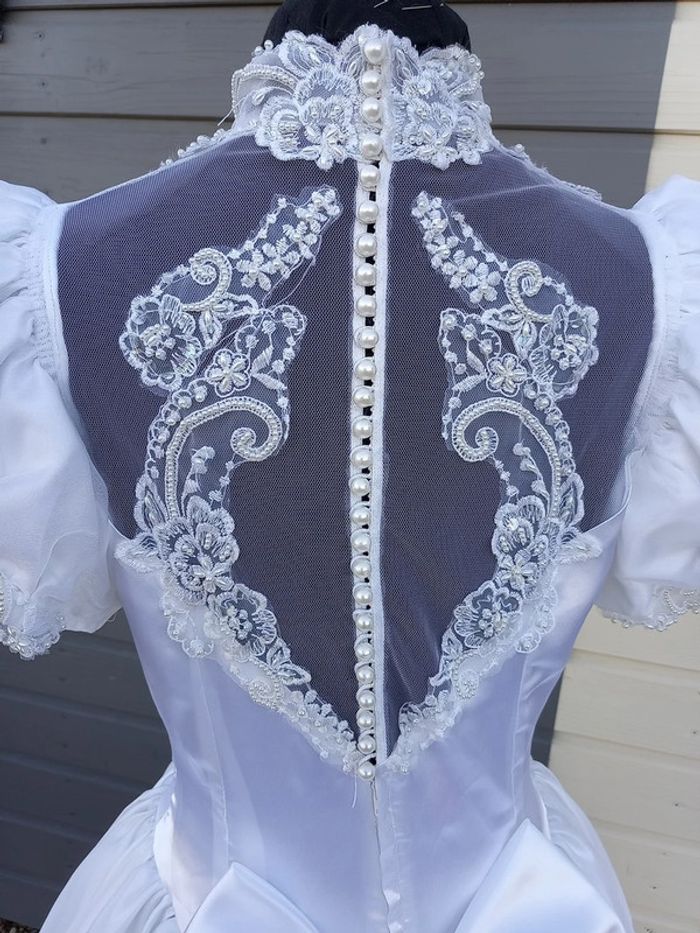 robe de mariée vintage taille 36/38/40 - photo numéro 17