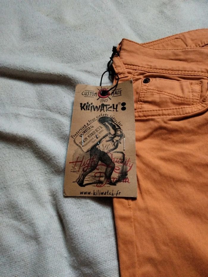 Pantalon orange slim T35 Teddy Smith - photo numéro 3