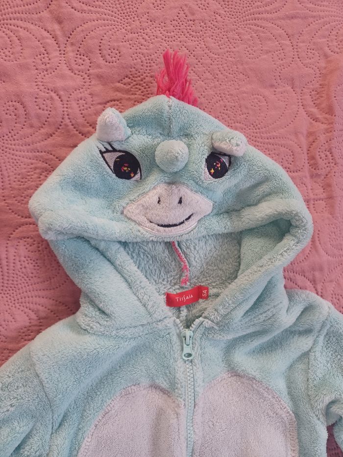 Pyjama licorne vert polaire tissaia - photo numéro 3