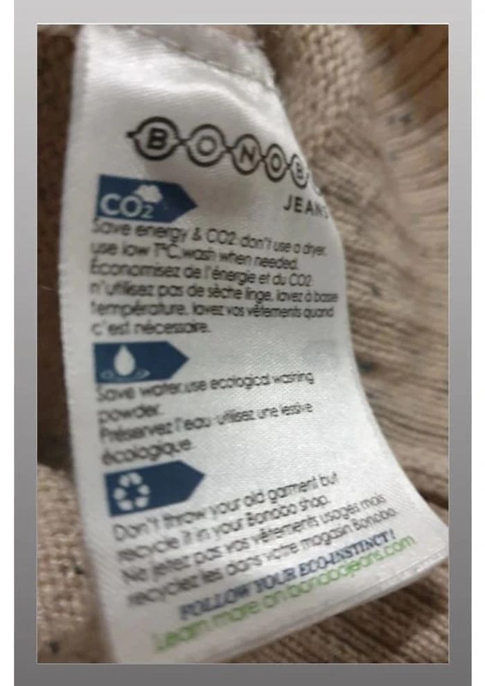 Gilet homme Bonobo S beige et bleu - photo numéro 7