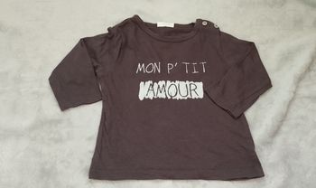 T-shirt ML garçon 9 mois 