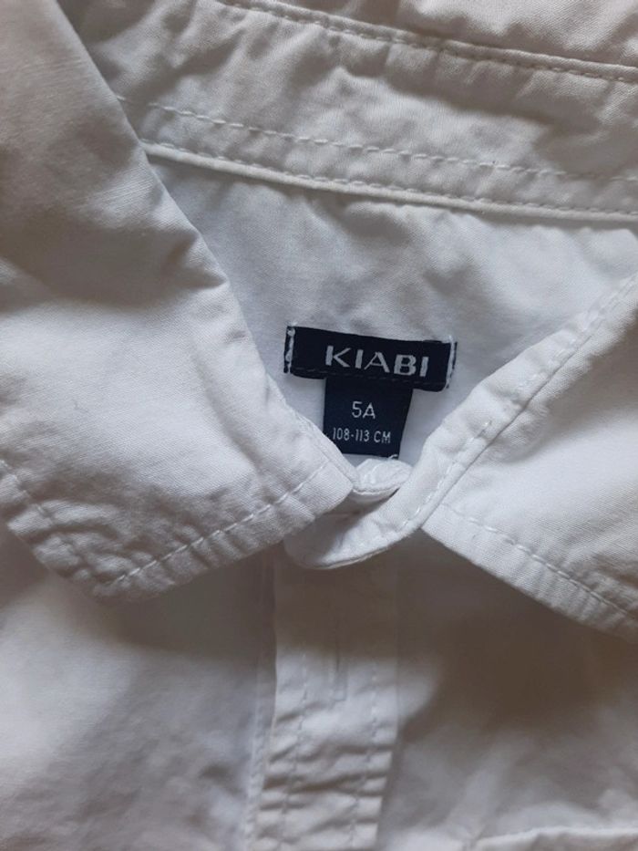 Chemisette blanche 5 ans - photo numéro 2