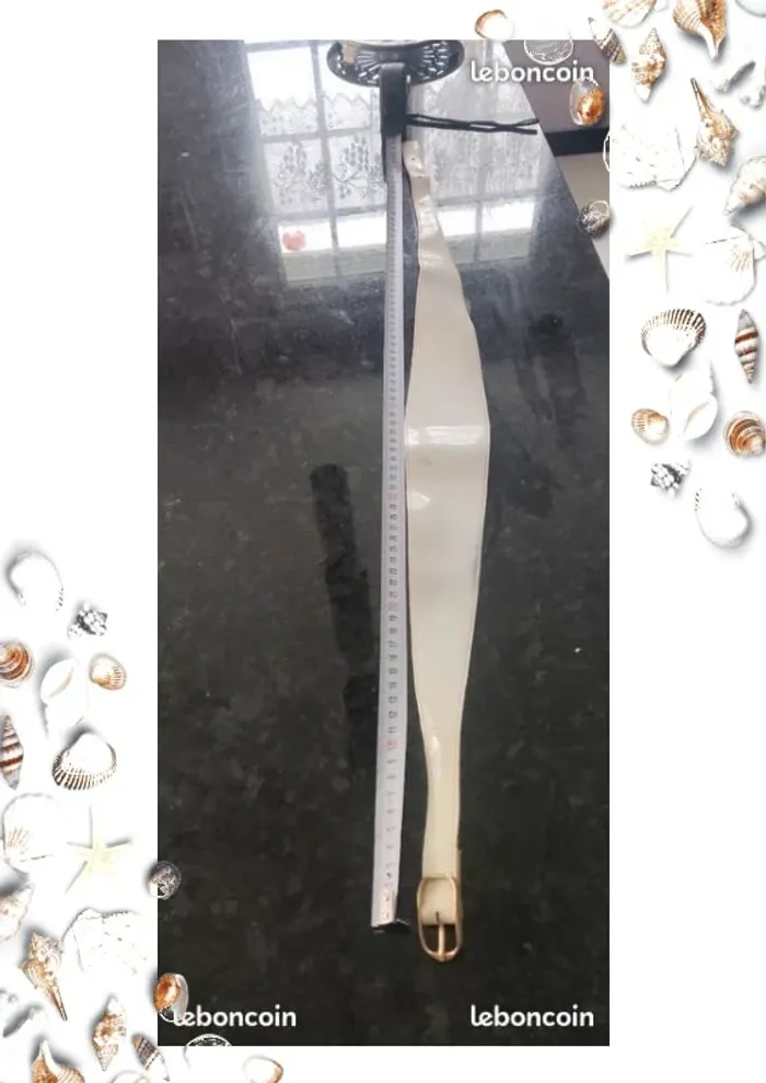 Ceinture blanche 80 cm - photo numéro 3