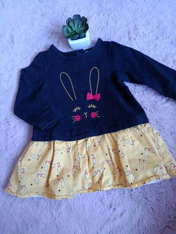 Robe manche longue - taille 9 mois