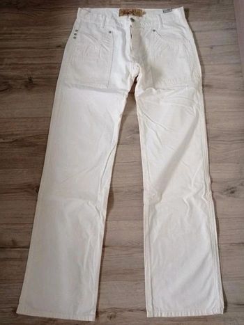 Pantalon blanc homme 32 Blend