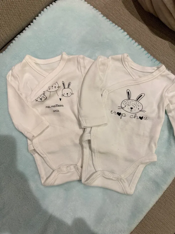 Lot de 2 bodys