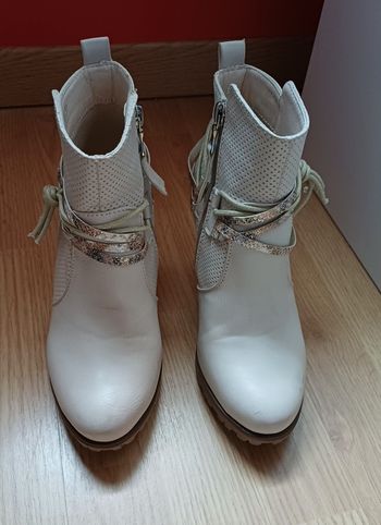 Bottines beige