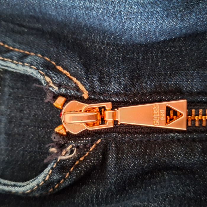 Combinaison en jean bleu - Guess - photo numéro 9