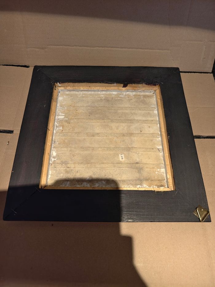 Dessous de plat en émaux de Longwy paon - photo numéro 9