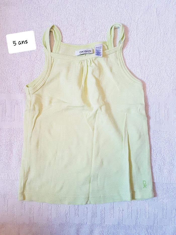 Débardeur okaidi 5 ans