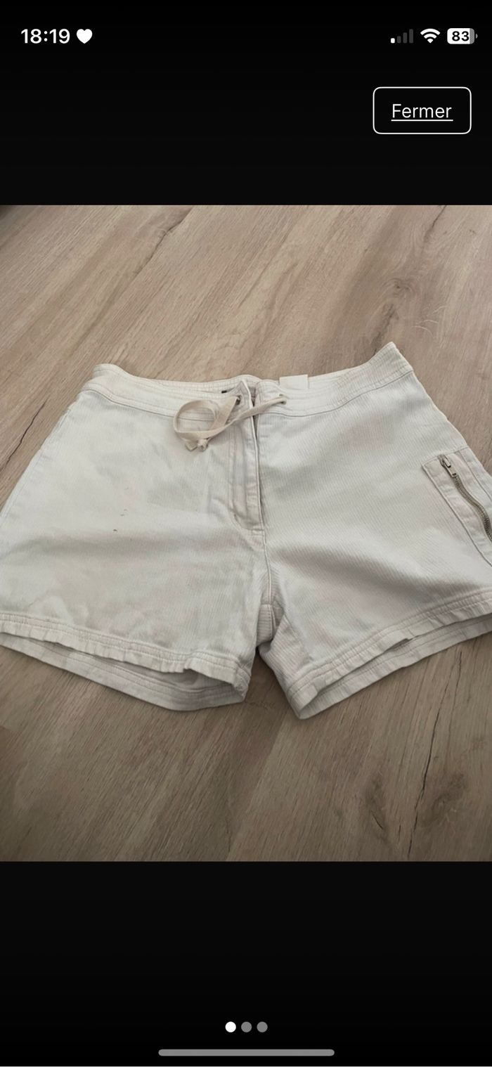 Short  blanc