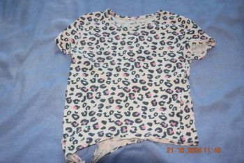 Tshirt fille leopard gémo 5 ans