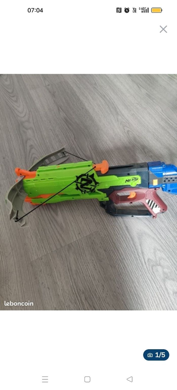 Arbalète nerf strike zombie - photo numéro 5