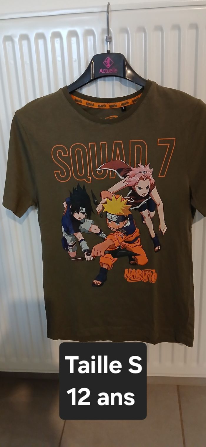 Tee-shirt garçon Taille S marque Naruto