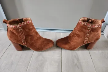 bottines à talons camel Eram 37 en excellent état