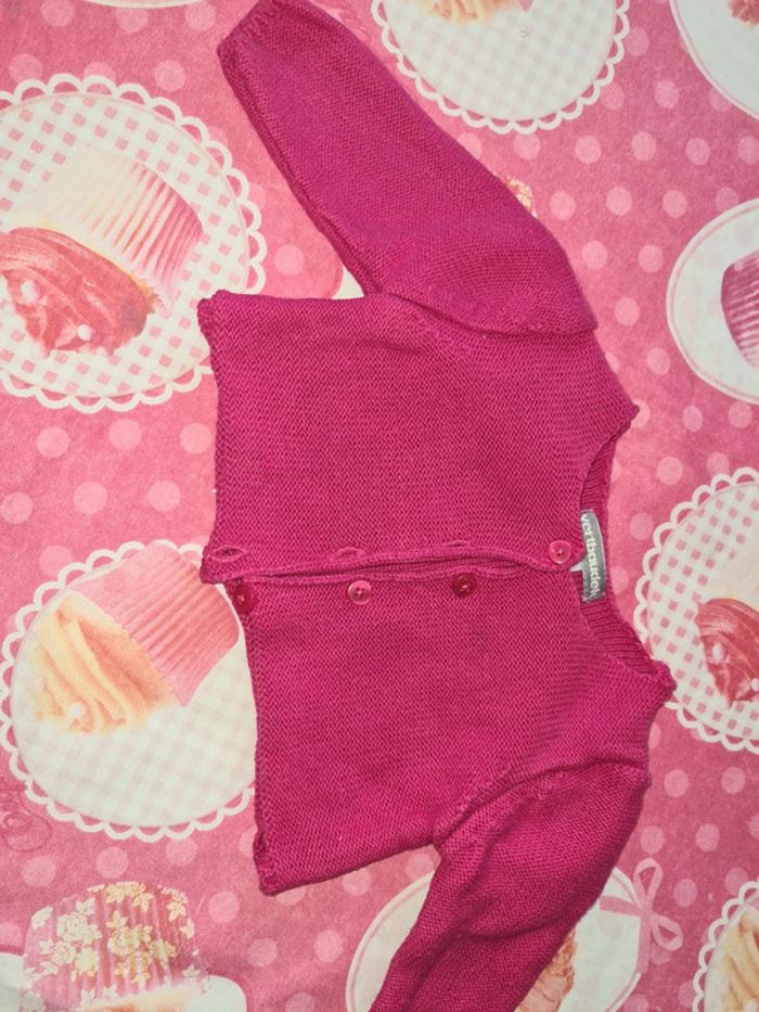 Gilet court vertvaudet 3 mois 60 cm