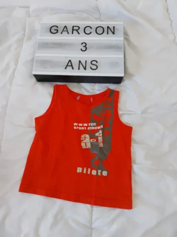 Tee-shirt manche courte garçon 3 ans
