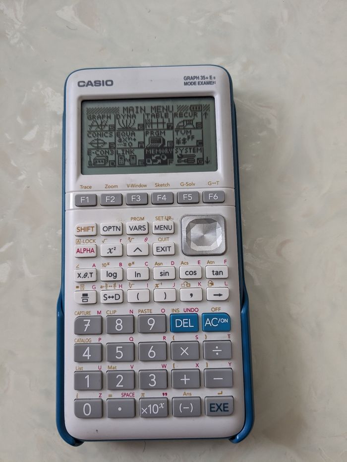 Calculatrice casio Graph 35+E 2, mode examen. - photo numéro 2