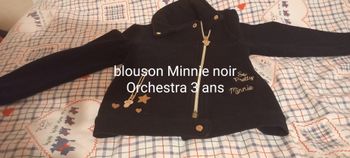 Blouson noir Minnie