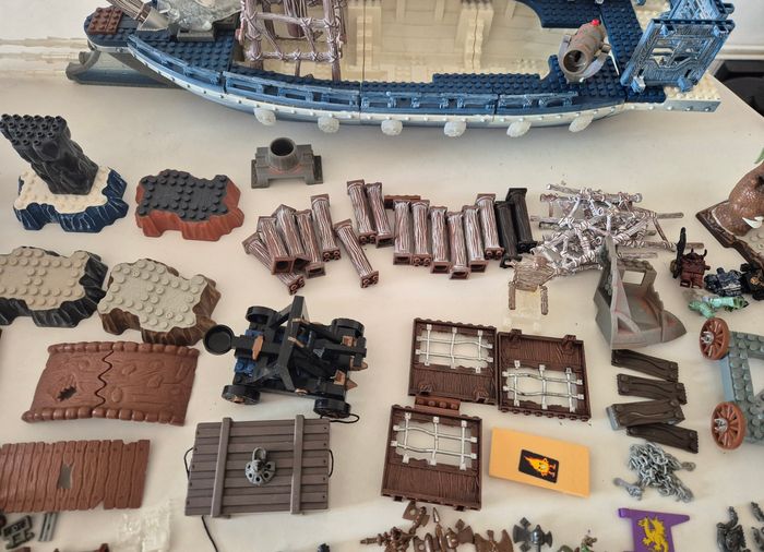 Gros lot megablock mega blocks 9879 Vorgan ice fang + 6 dragons - photo numéro 9