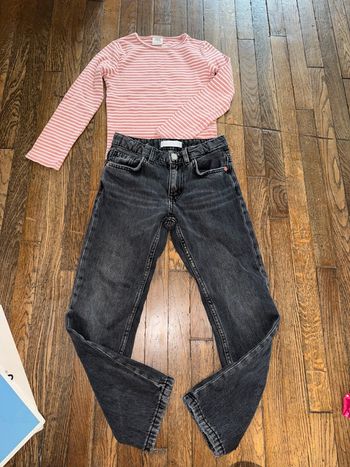 T-shirt et jeans Zara  9 ans