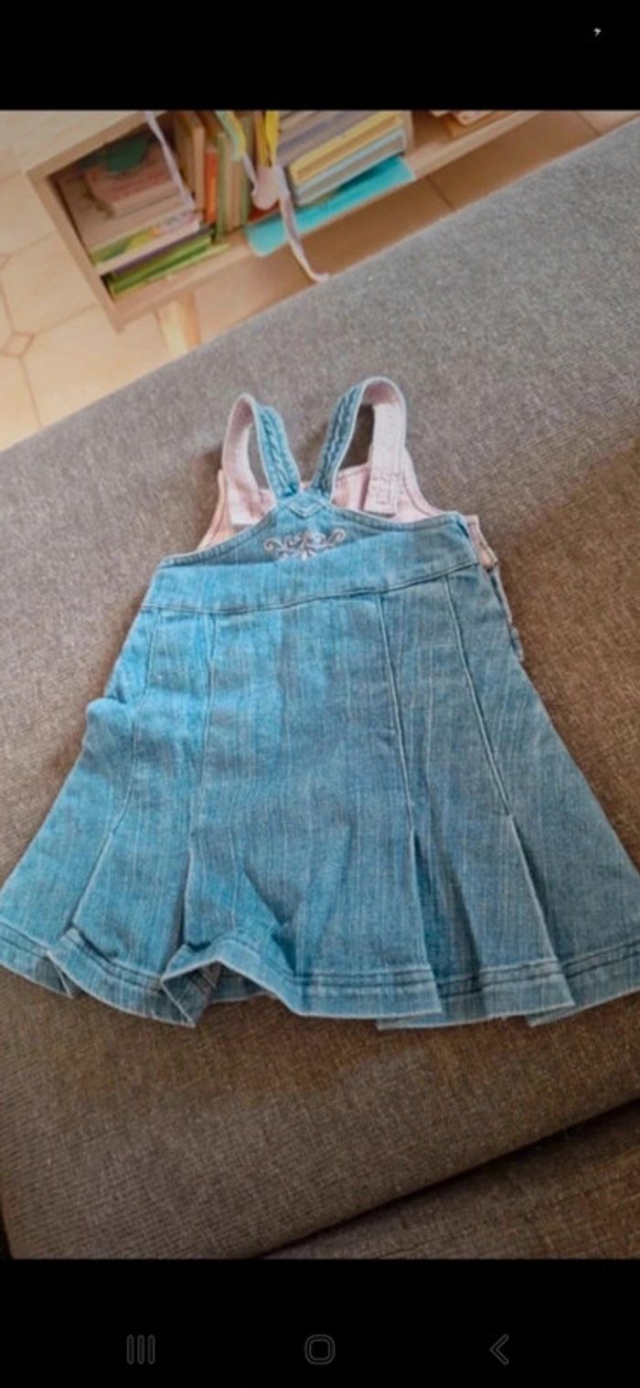 Robe en jean à bretelles Tout compte fait 12mois 👻 - photo numéro 3