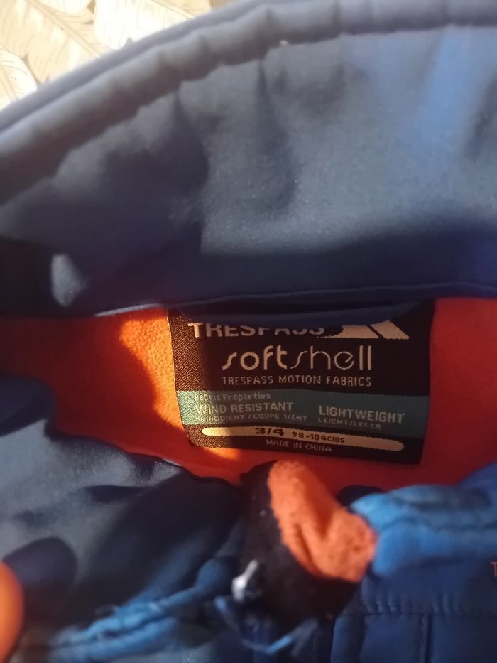 Veste Softshell Trespass garçon – Taille 3/4 ans (98-104 cm) - photo numéro 5