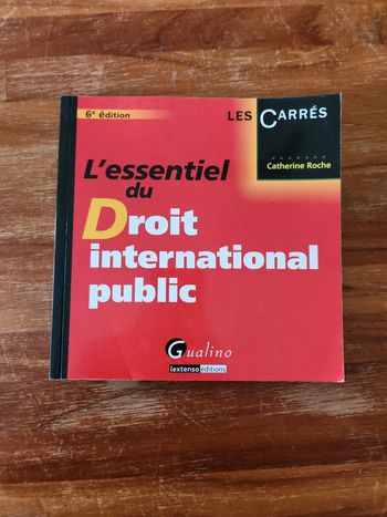 Livre : l'essentiel du Droit international public