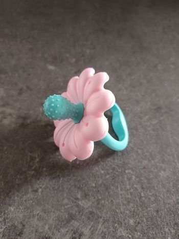 Anneau de dentition fleur 